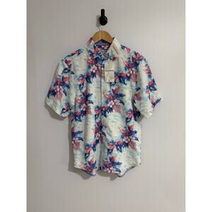 New With Tags Mens Small Tommy Bahama Hawaiian Island Zone  Shirt MSRP $138